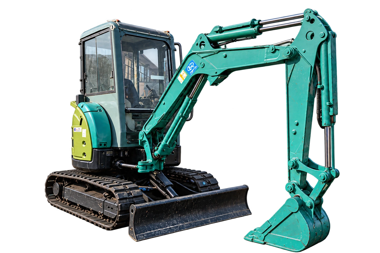 Mini excavadora Yanmar, equipo del catálogo
