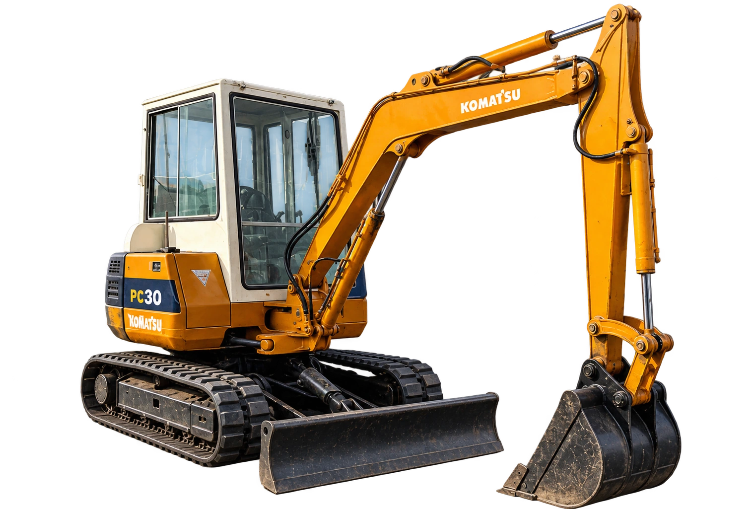 Mini excavadora Komatsu PC30, equipo del catálogo
