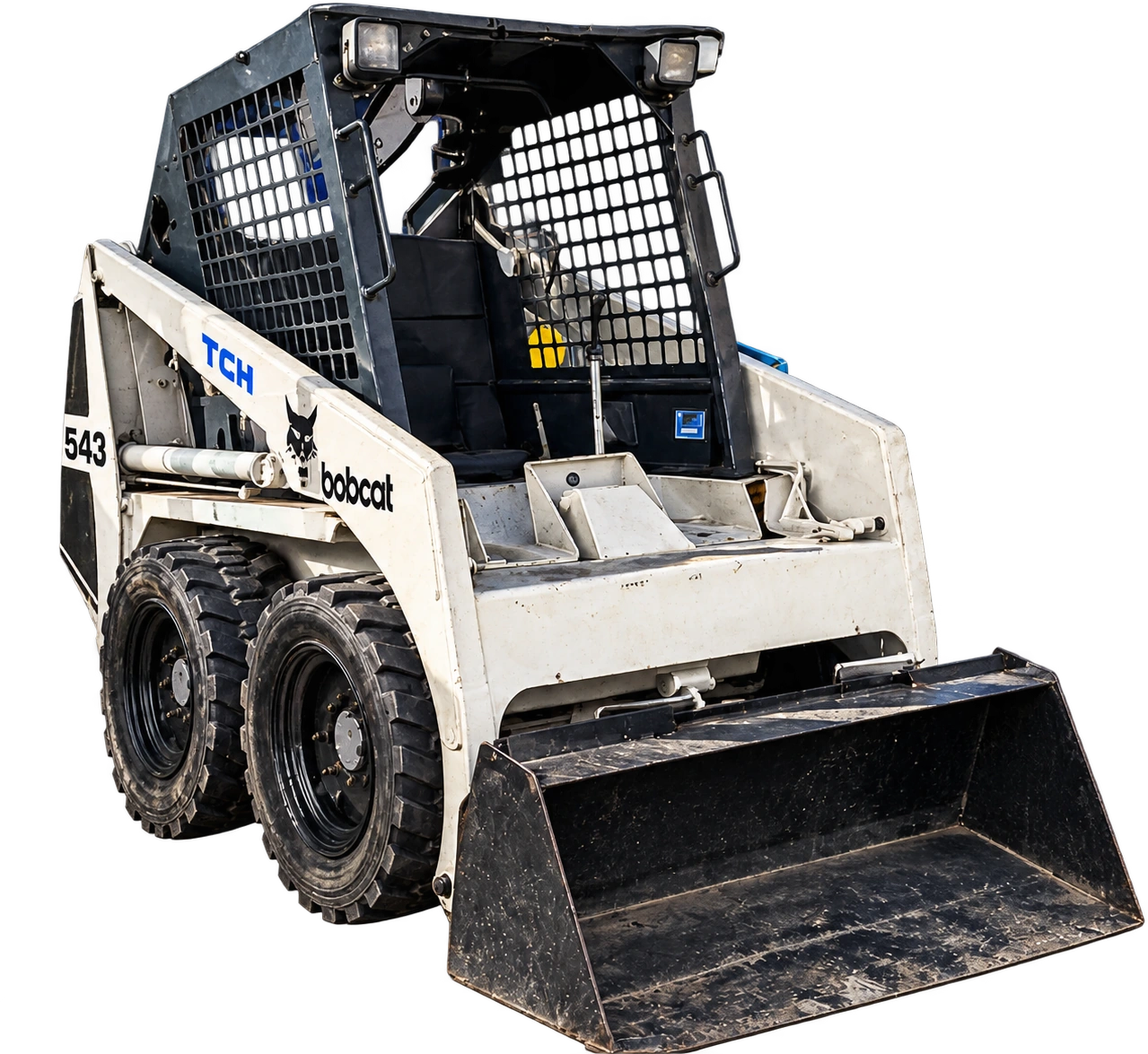 Minicargador Bobcat 543, equipo del catálogo