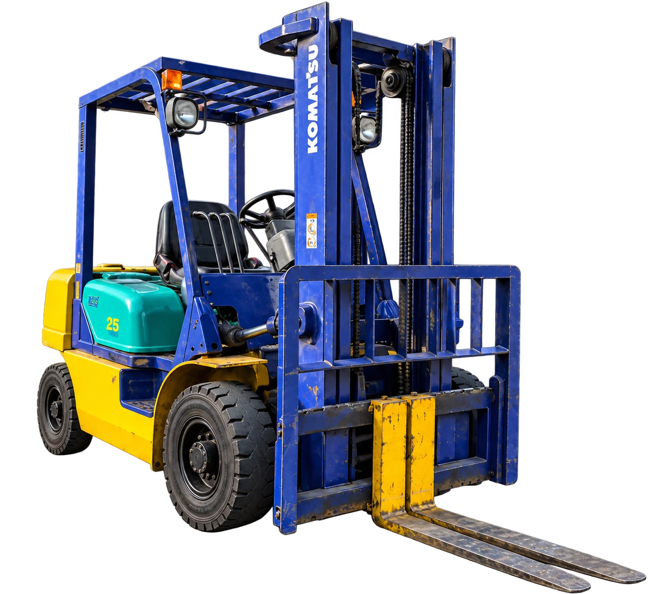 Montacargas Komatsu 2,5 T, equipo del catálogo